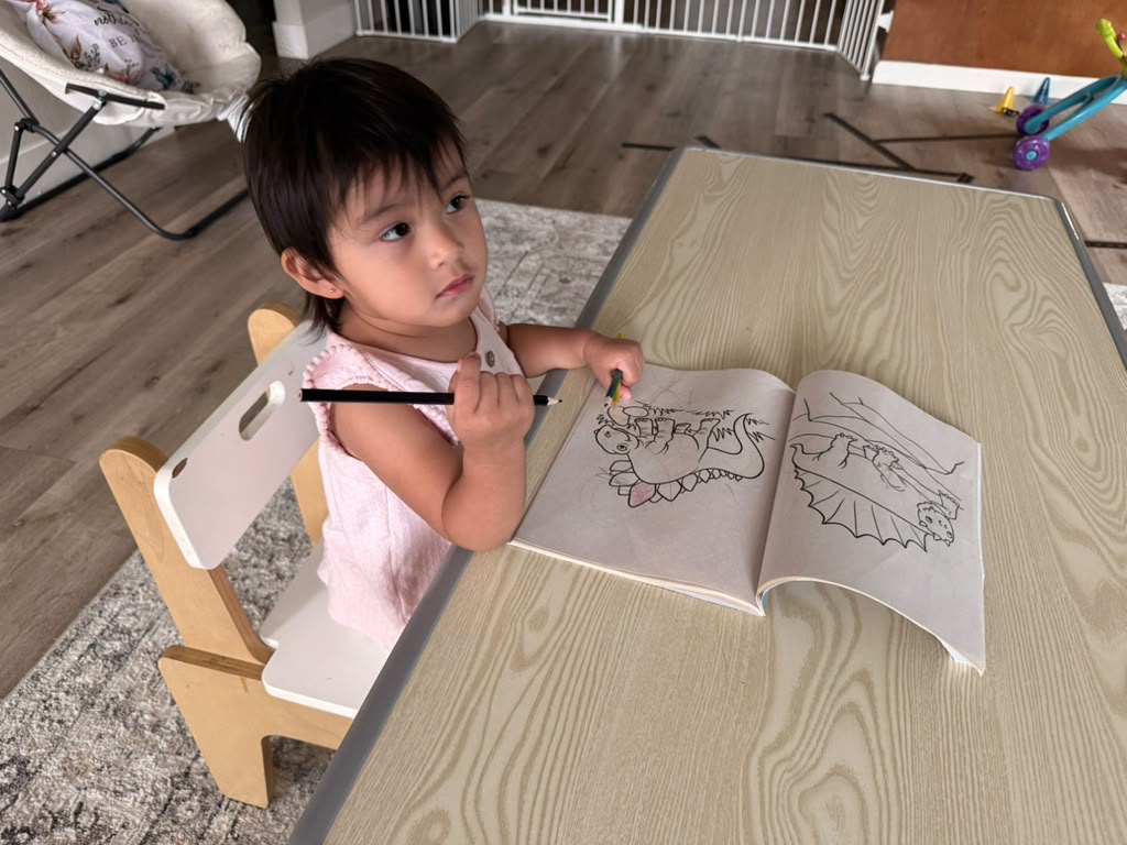 Creative activities at Sky's Daycare